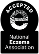 National Eczema Association Seal of Acceptance logo in black