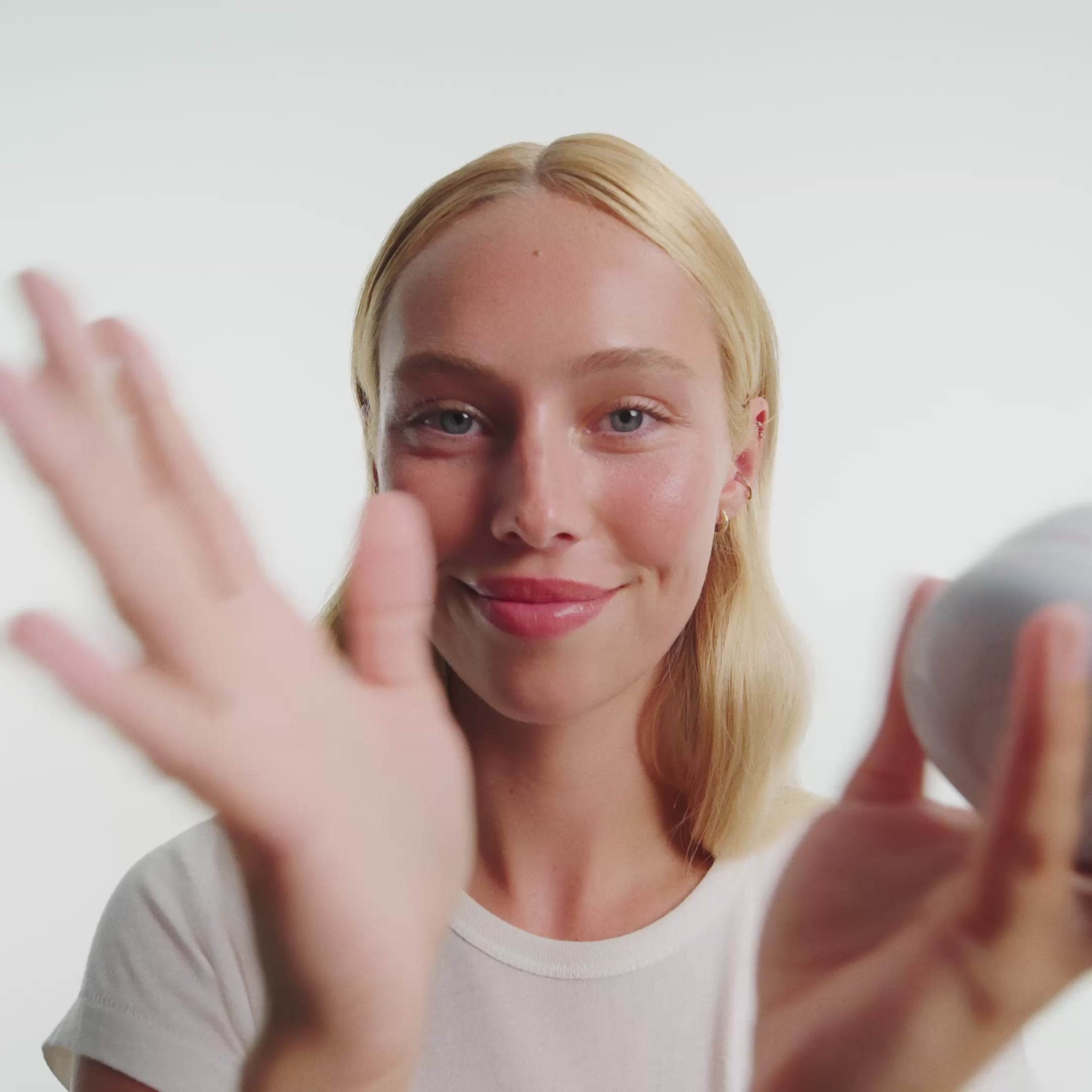 Compilation video of different women using the dewy gel cream. 